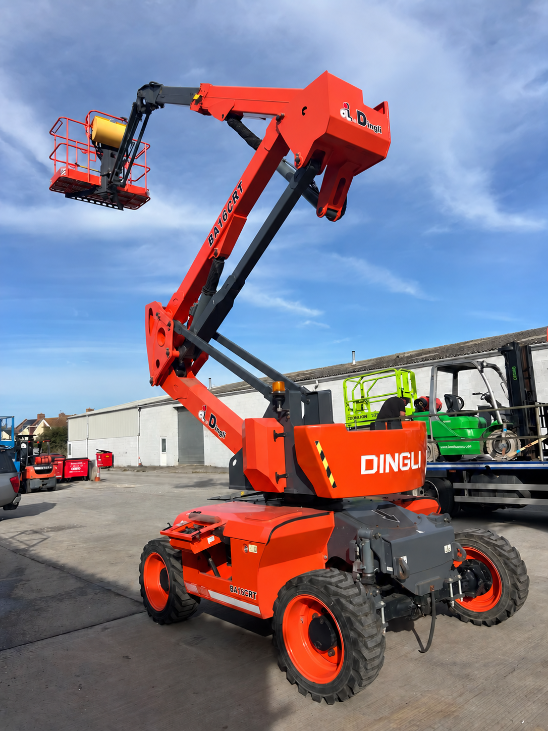 PRE-OWNED 2023 Dingli BA16 4x4 Diesel Kubota Self Propelled Boom Lift - New In Stock