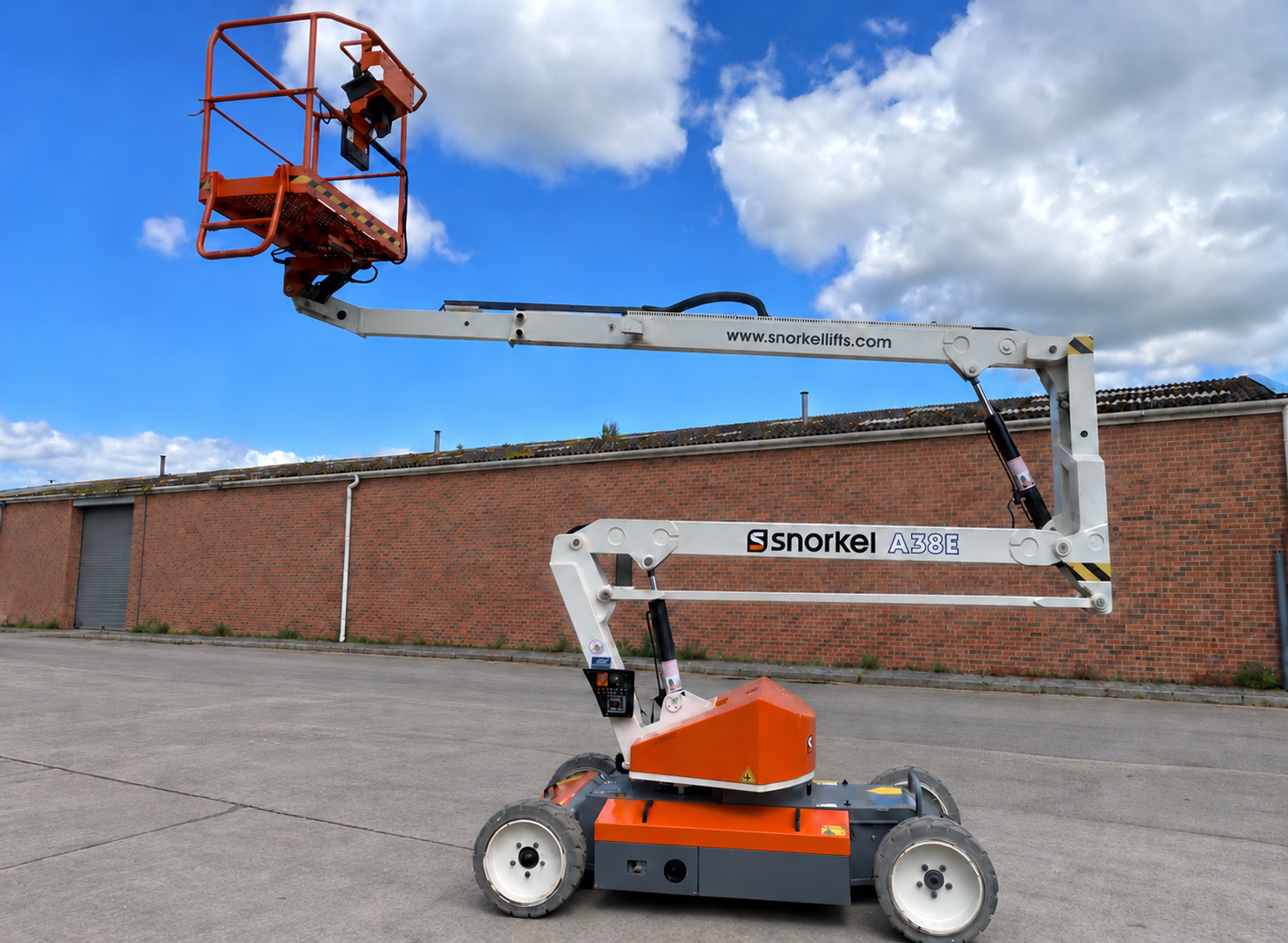 PRE-OWNED 2023 Snorkel A38 E - Compact Electric Self Propelled Boom Lift - New In Stock