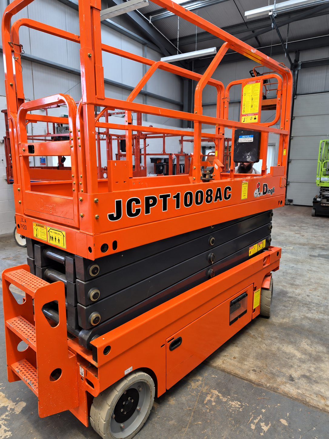 PRE-OWNED 2024 Dingli JCPT 1008 Self Propelled Narrow With Electric Scissor Lift- New In Stock