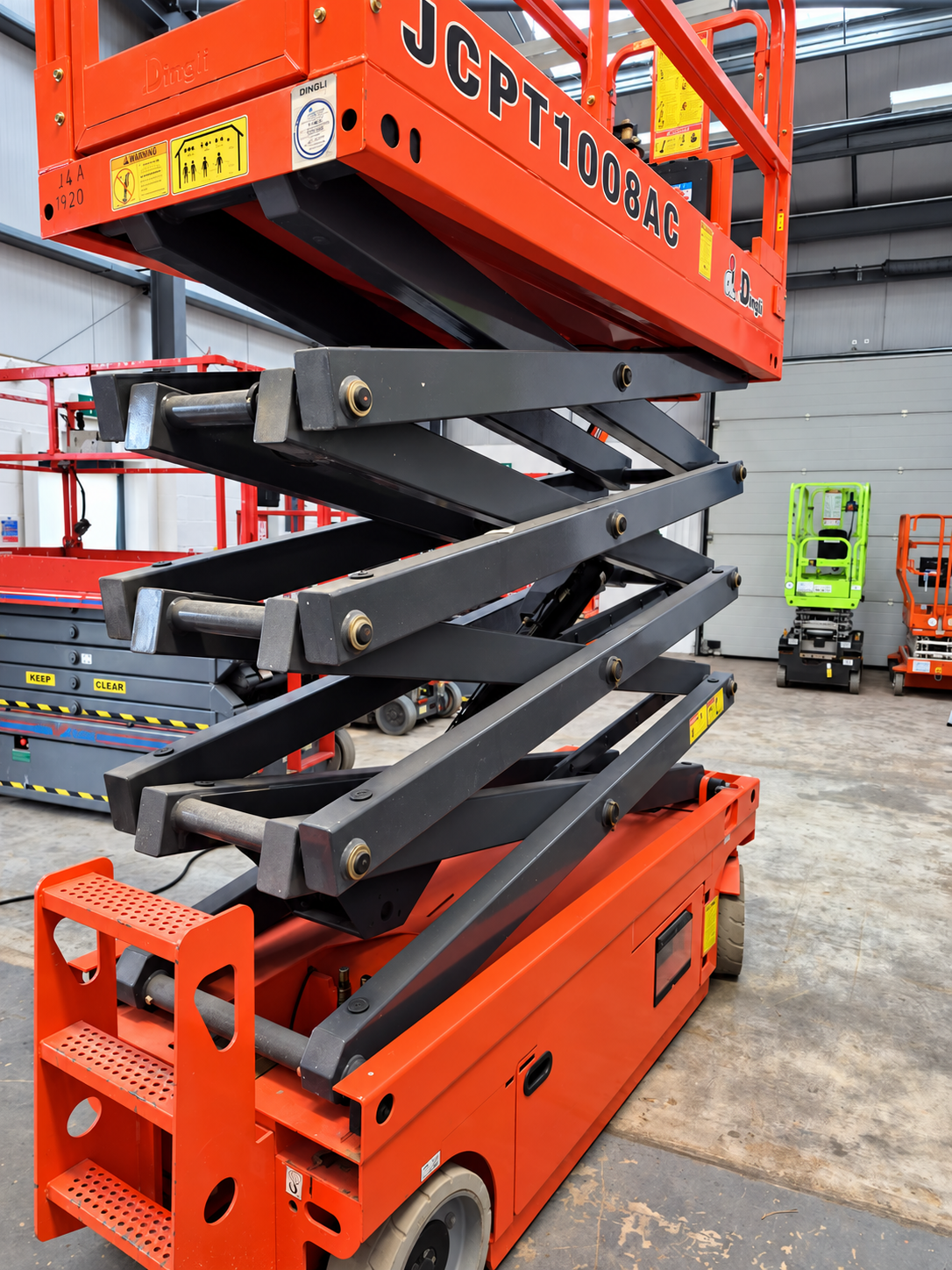 PRE-OWNED 2024 Dingli JCPT 1008 Self Propelled Narrow With Electric Scissor Lift- New In Stock - Image 2
