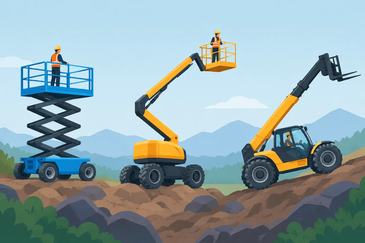 Choosing an Access Platform for Uneven Terrain
