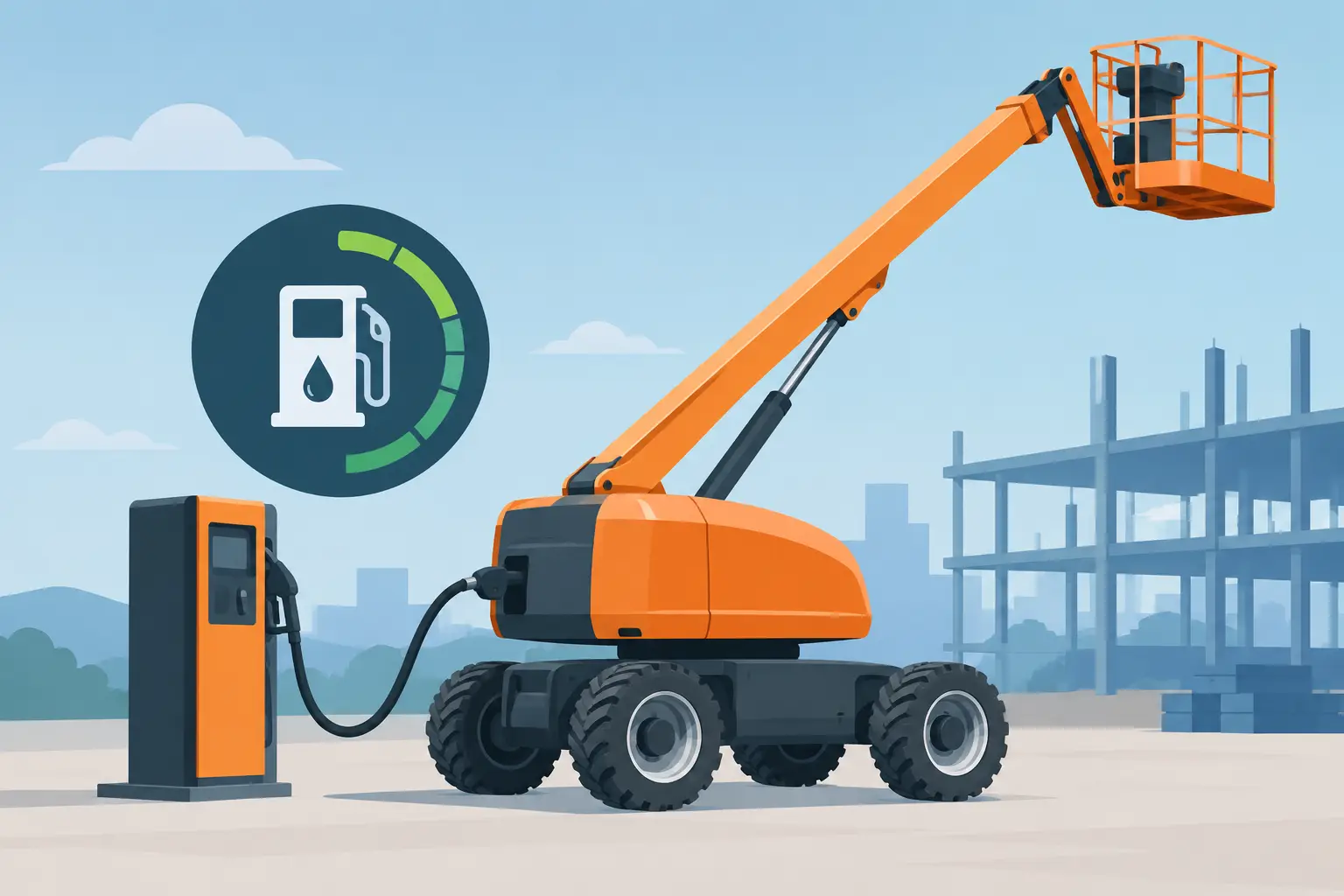 Diesel Boom Lift Fuel Consumption Explained
