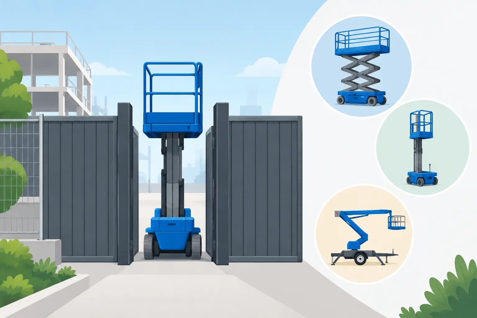 What Access Platform Fits Narrow Gates on Site?
