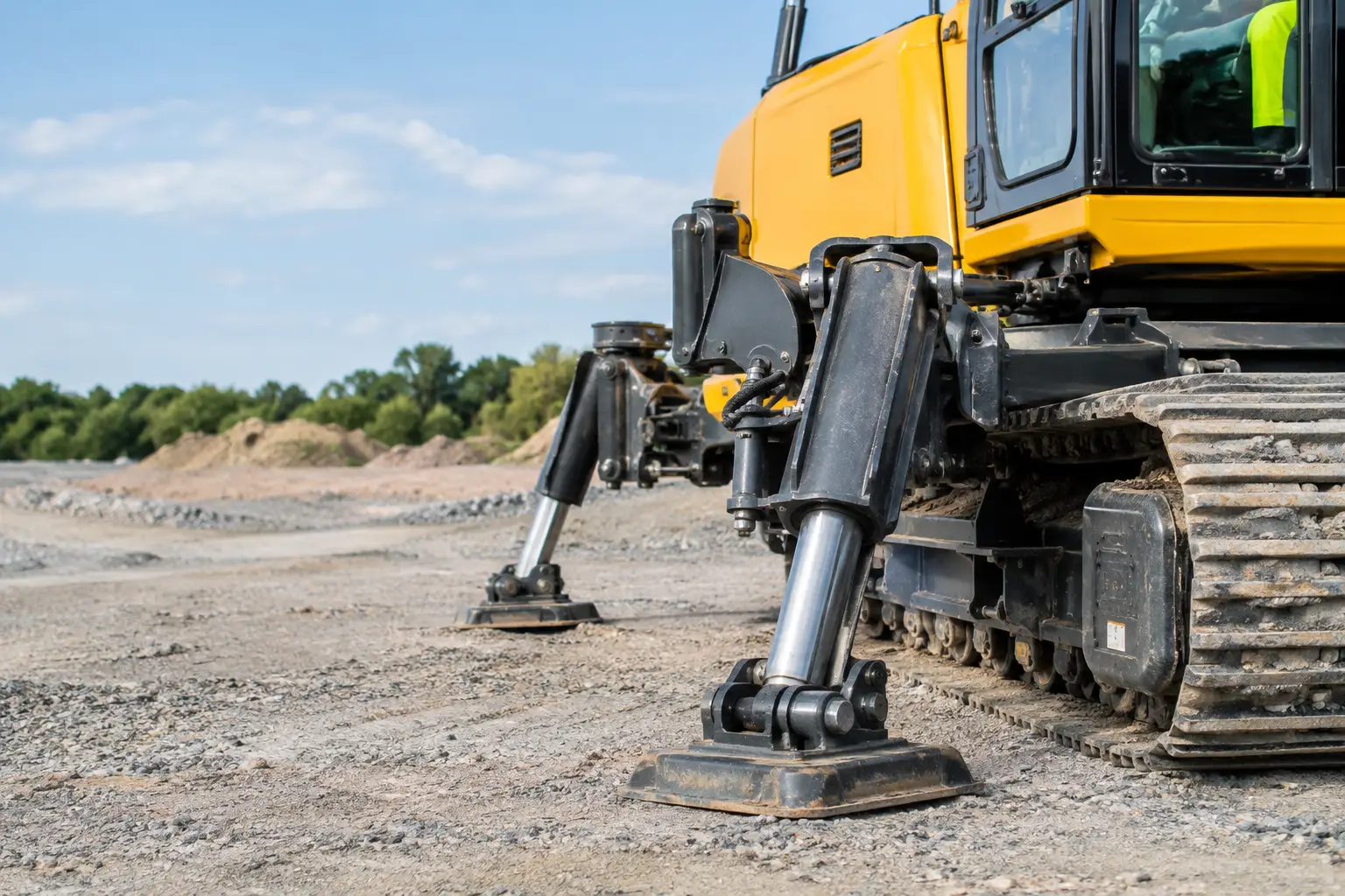 Hydraulic Stabilisers for Safer Site Access